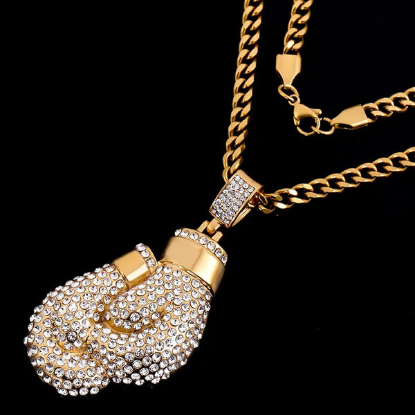 "Money Mayweathers" 14K Gloves Chain