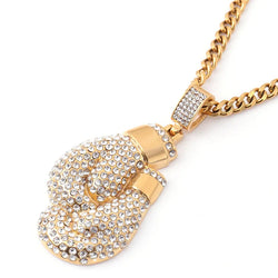 "Money Mayweathers" 14K Gloves Chain