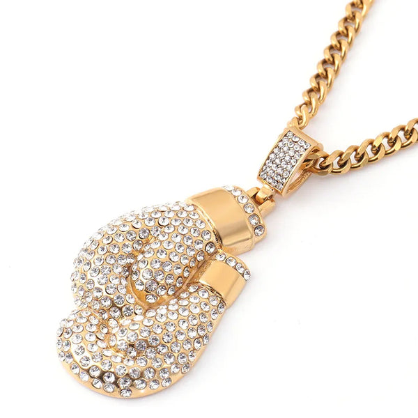 "Money Mayweathers" 14K Gloves Chain