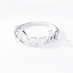 "Cursive Royale" Custom Ring