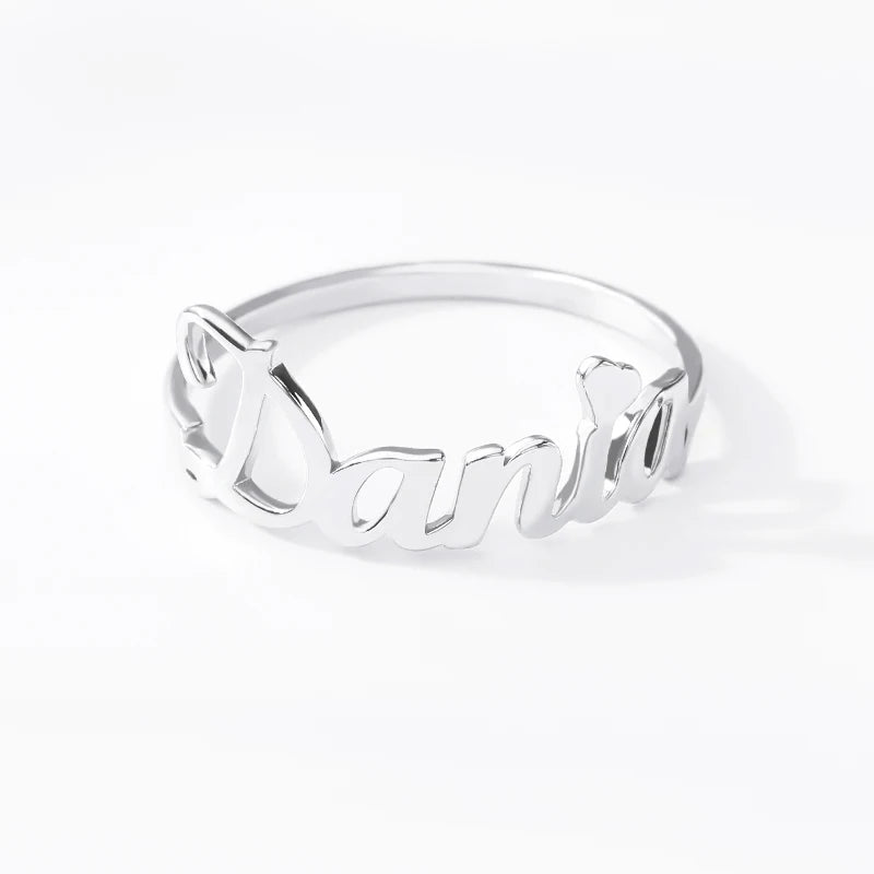 "Cursive Royale" Custom Ring