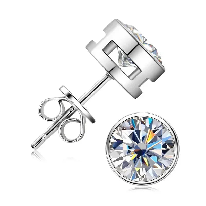 "Clara Moissanite" Earrings
