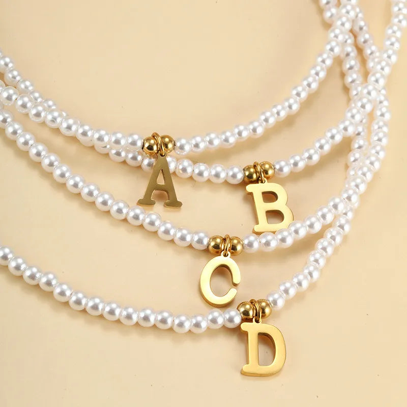 "A Lil Sum" Initial Mark necklace