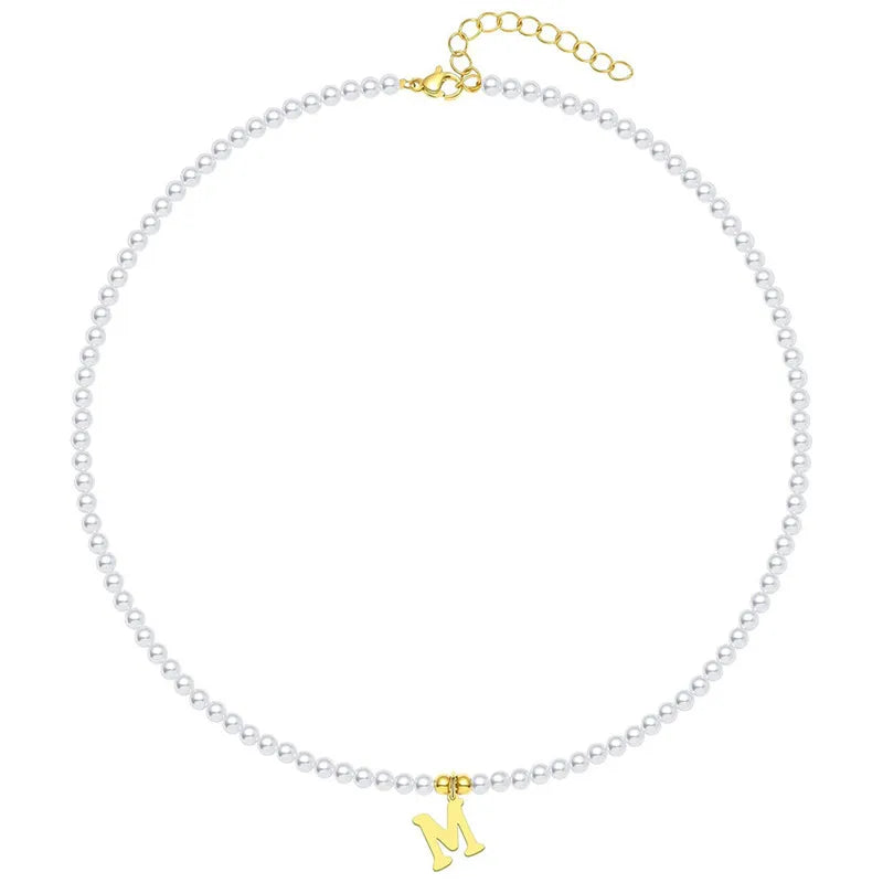 "A Lil Sum" Initial Mark necklace
