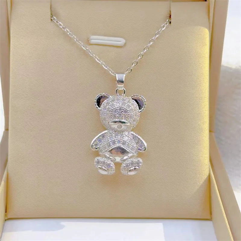 "Graduation" Bear Necklace