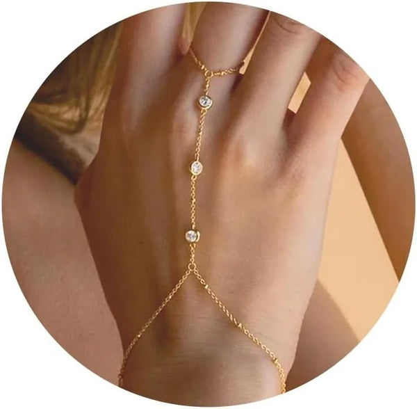 "Vine de Luxe" Hand Ring