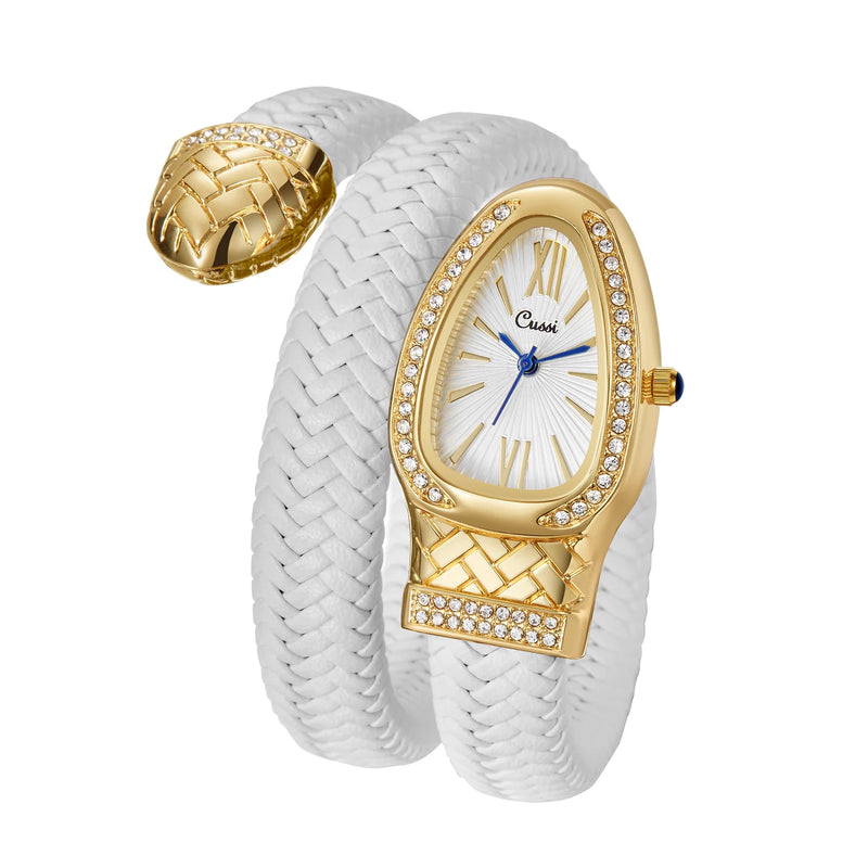 "PaidNFull” Snake Wrist Watch