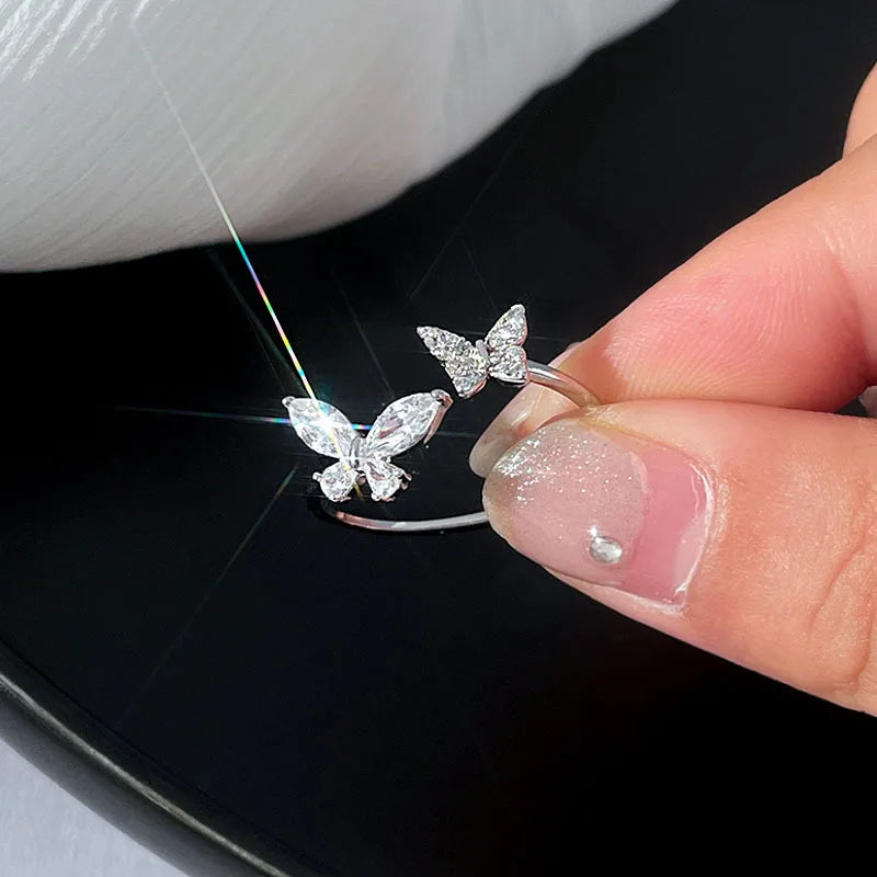 "Wings of Luxe" Butterfly Ring