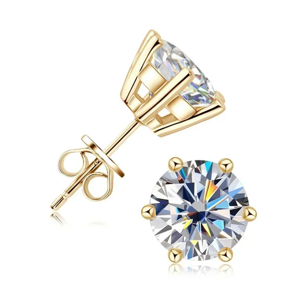 "Clara Moissanite" Earrings