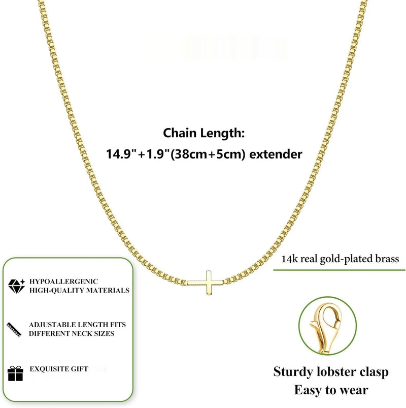 "Gold Cross" Choker Necklace
