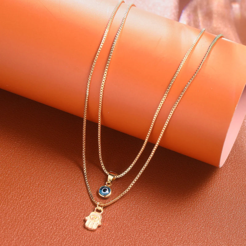 "Mystic Gaze" Lil Evil Eye Necklace