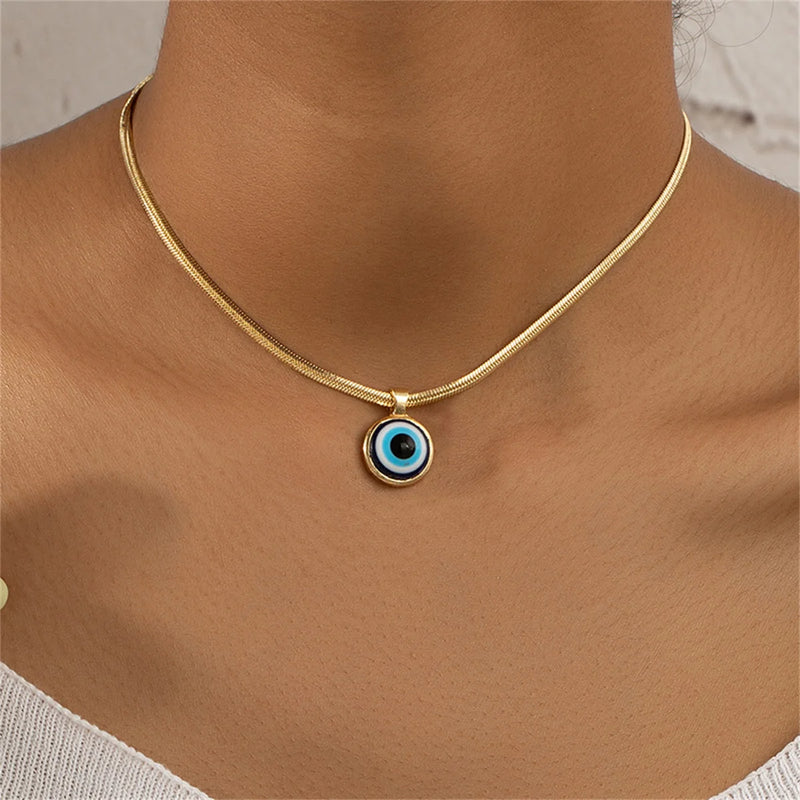 "Mystic Gaze" Lil Evil Eye Necklace