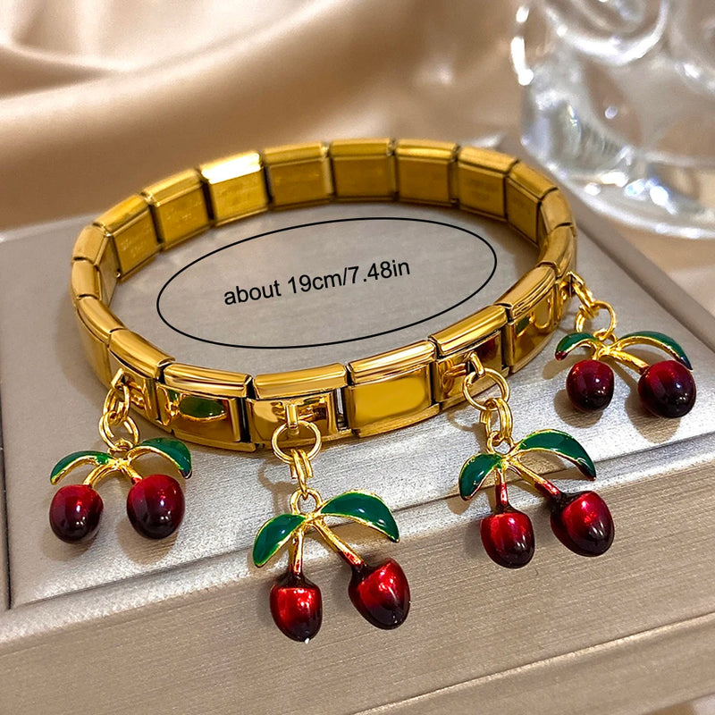 "Le Cherry d'Or" Bracelet