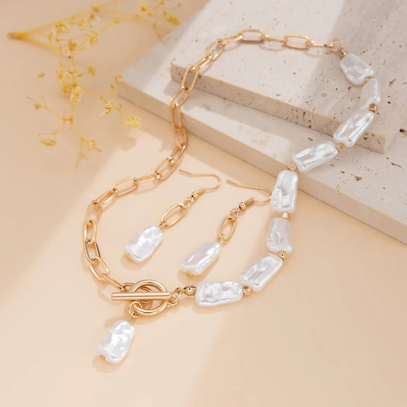 "La Perle Carrée" Necklace