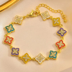 "La Chance" Clover Charm Bracelet