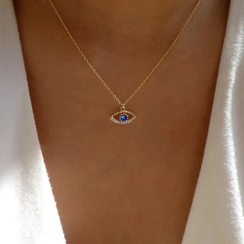 "Mystic Gaze" Lil Evil Eye Necklace