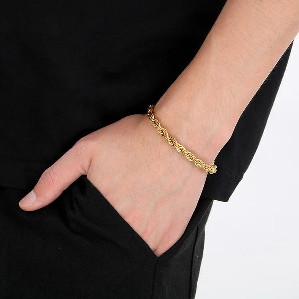 "From Sierra Leone" Gold Bracelet