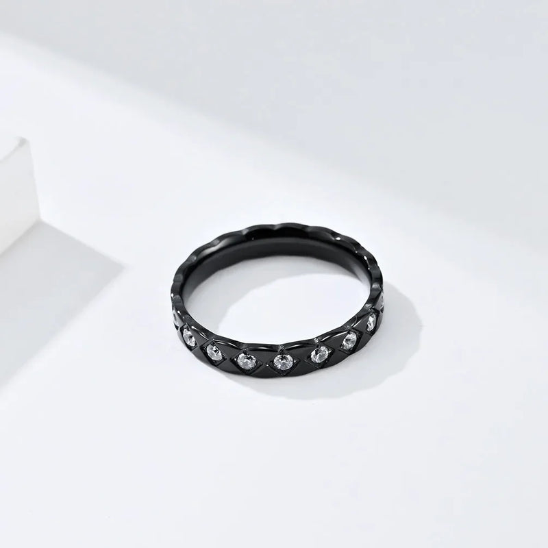"Obsidian + Argent + Aurea" Ring