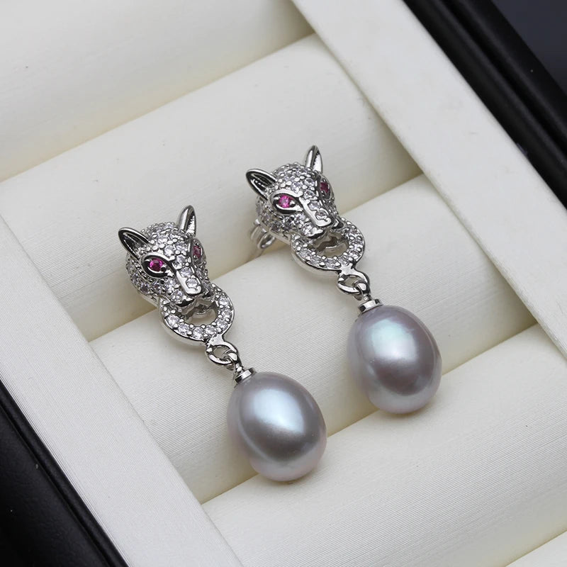 "Rouge Bloodhound" Earrings