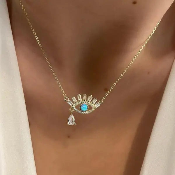"Mystic Gaze" Lil Evil Eye Necklace