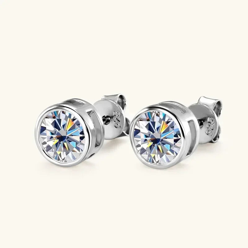 "Clara Moissanite" Earrings