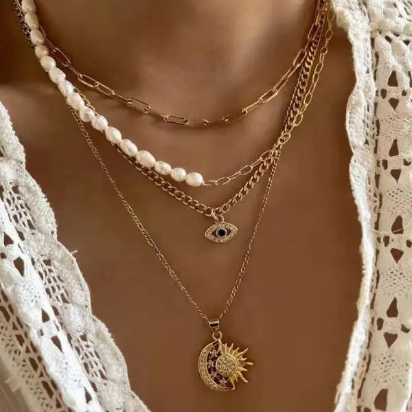 "Mystic Gaze" Lil Evil Eye Necklace