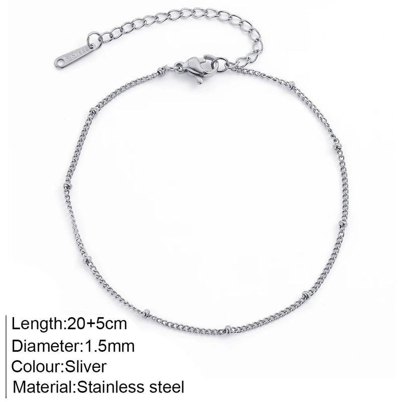 "The Golden Trinity" Anklets