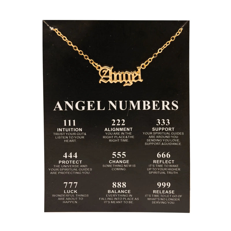 "Angels" Numeric Necklace