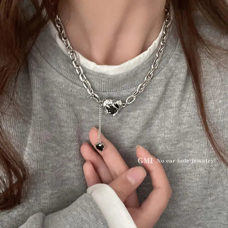 "What She Like" Heart Necklace