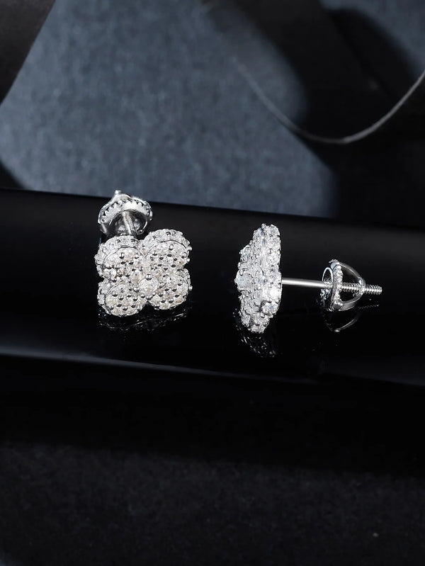 "Luxeleaf Drops" Clover Earring