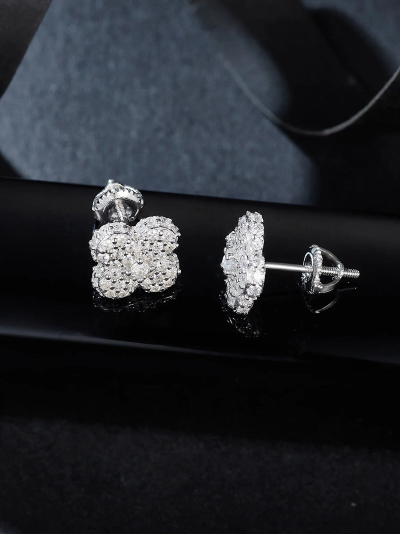 "Luxeleaf Drops" Clover Earring