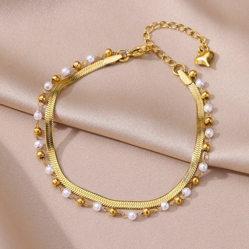 "Shoreline Glow" Anklet