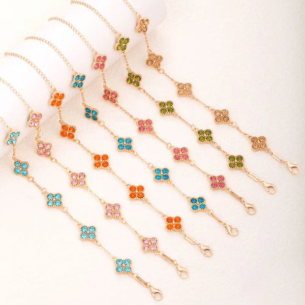 "Fightin Irish" Clover Charm Bracelet