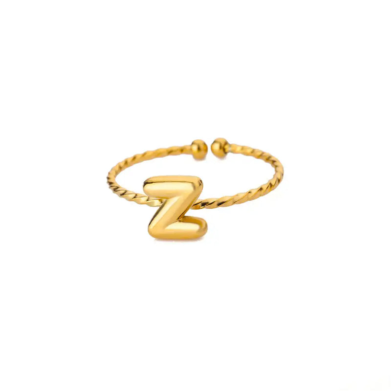 "Marilyn Monroe" Custom Initial Ring