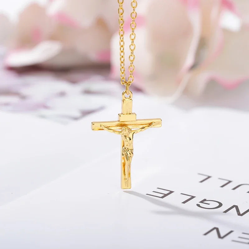 "Jesus Piece" Cross Necklace