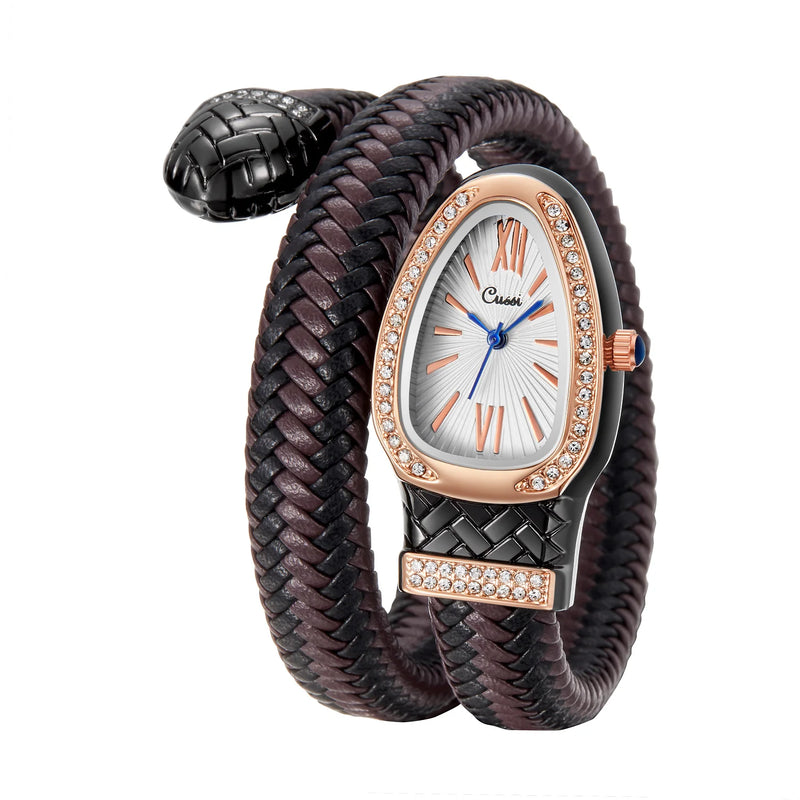 "PaidNFull” Snake Wrist Watch