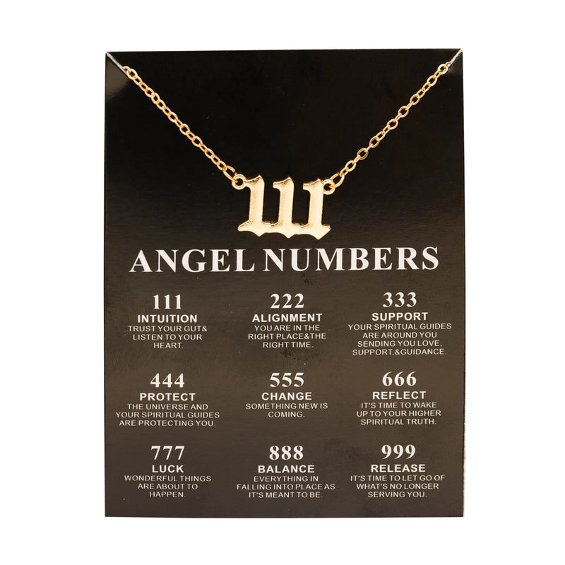 "Angels" Numeric Necklace