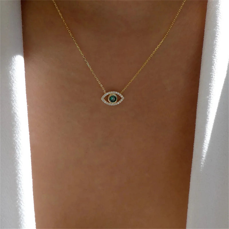 "Mystic Gaze" Lil Evil Eye Necklace