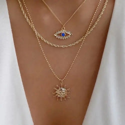 "Mystic Gaze" Lil Evil Eye Necklace