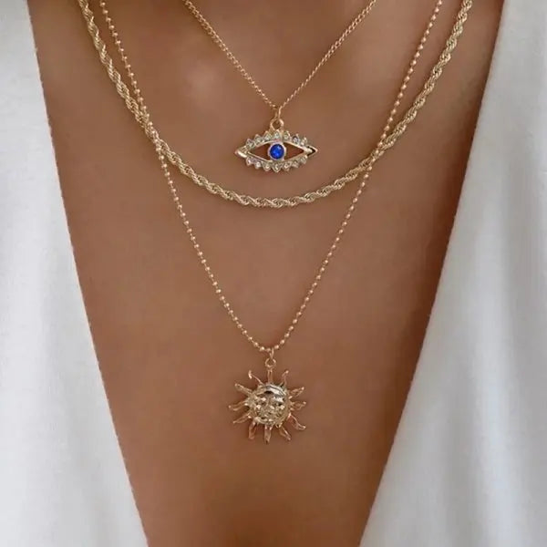 "Mystic Gaze" Lil Evil Eye Necklace