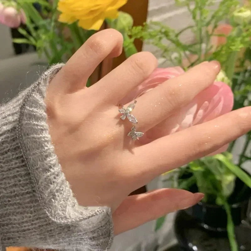 "Wings of Luxe" Butterfly Ring