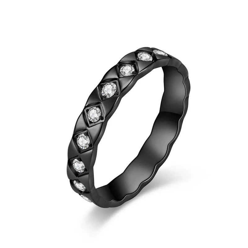 "Obsidian + Argent + Aurea" Ring