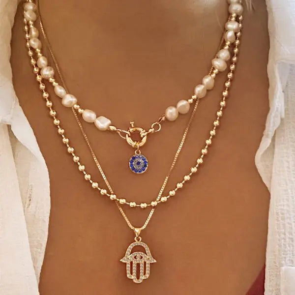 "Mystic Gaze" Lil Evil Eye Necklace