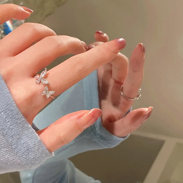"Wings of Luxe" Butterfly Ring