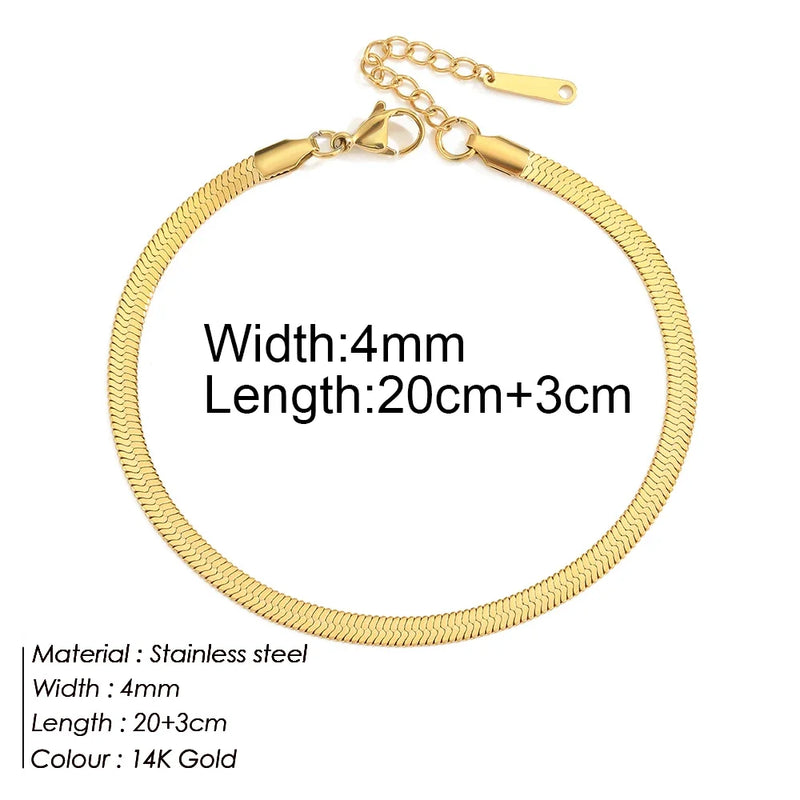 "The Golden Trinity" Anklets