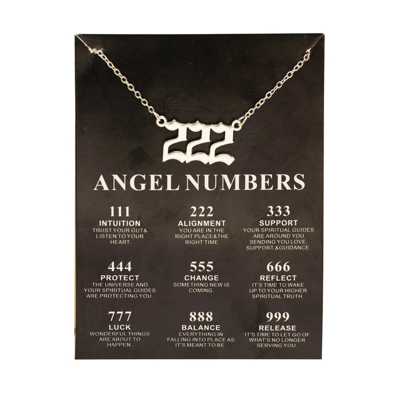 "Angels" Numeric Necklace
