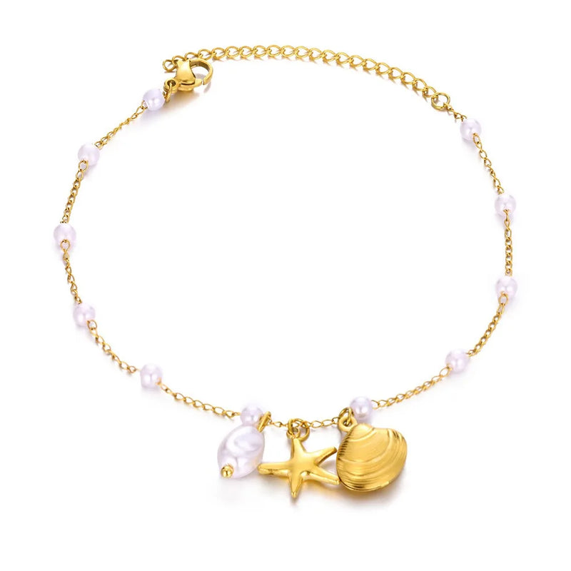 "Shoreline Glow" Anklet