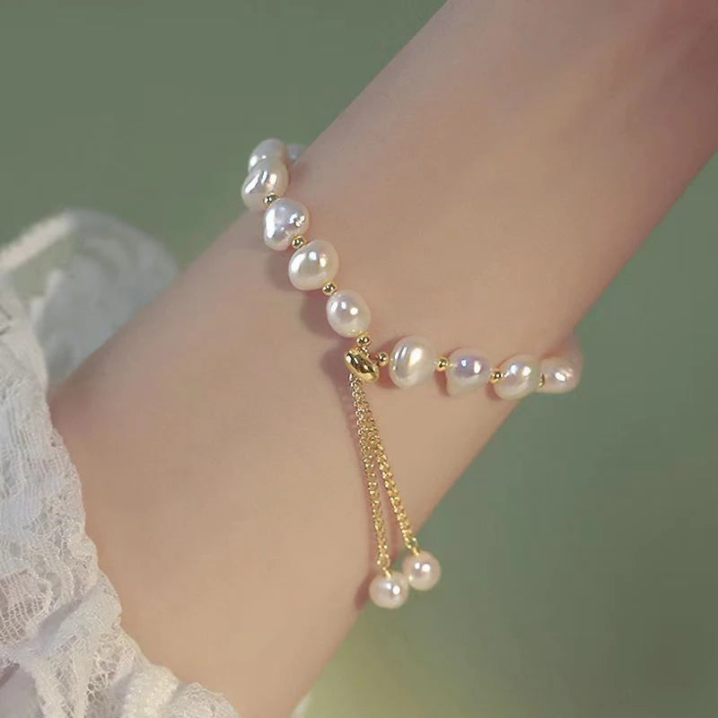 "Lune de Luxe" Pearl Bracelet