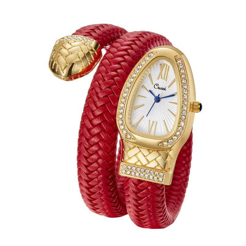 "PaidNFull” Snake Wrist Watch