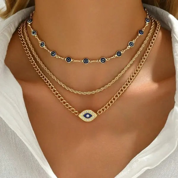 "Mystic Gaze" Lil Evil Eye Necklace